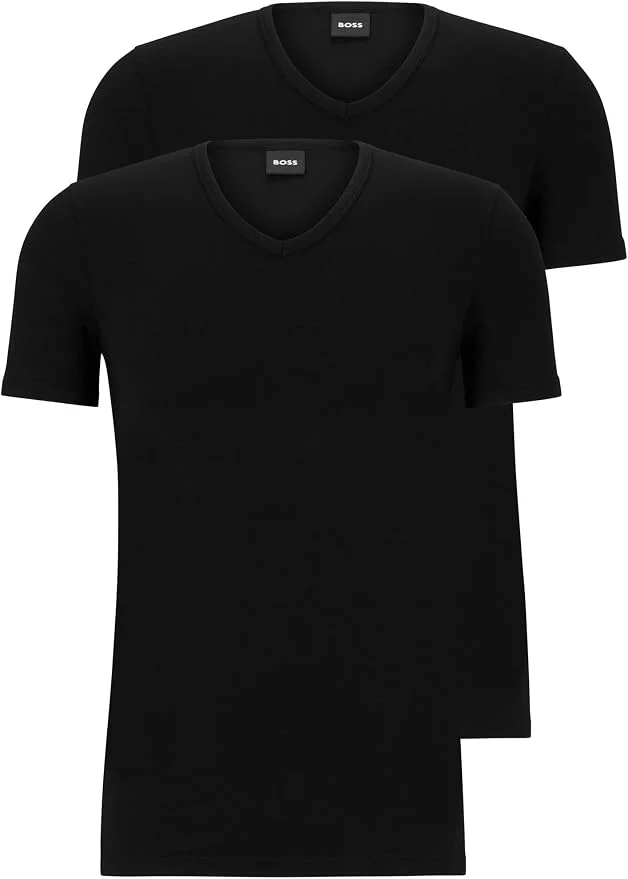 Комплект мужских футболок BOSS Comfort (2 шт.), черный — SS26