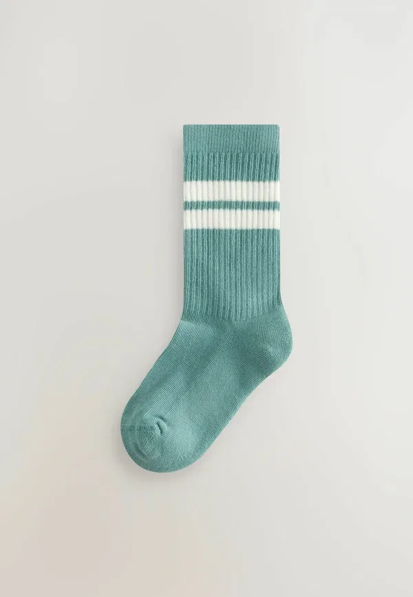 Носки 5 пар, дышащие, Sport socks five pack Next, Ecru Teal Orange, оранжевый/бирюзовый — фото 2