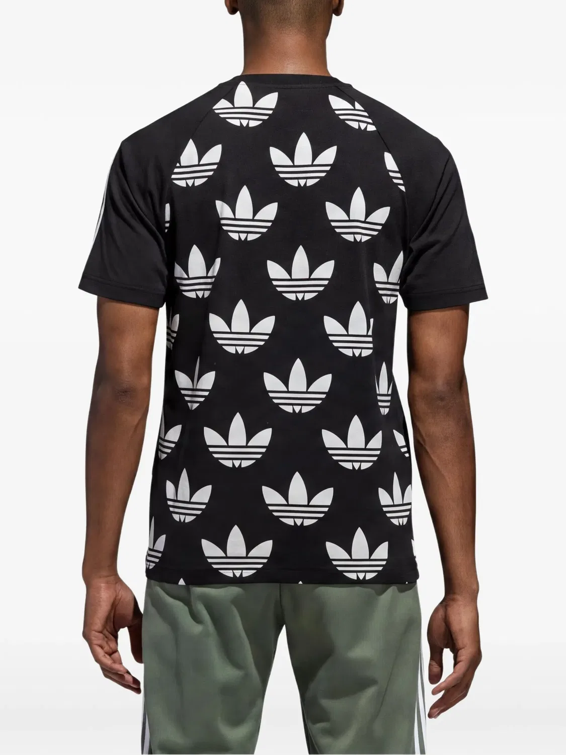 Футболка с трилистником Adidas, черный — фото 2