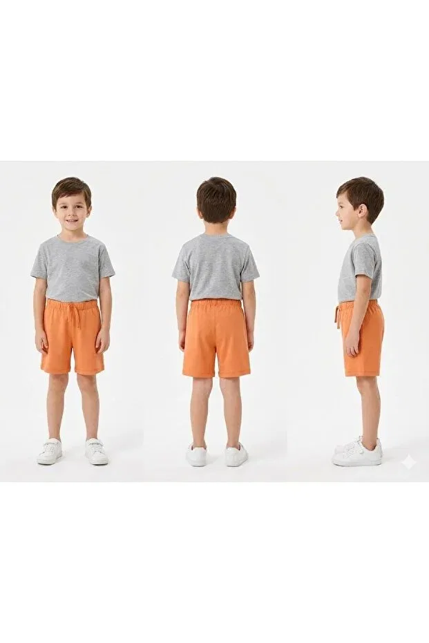 Детские шорты для мальчиков тканые Benetton, Orange