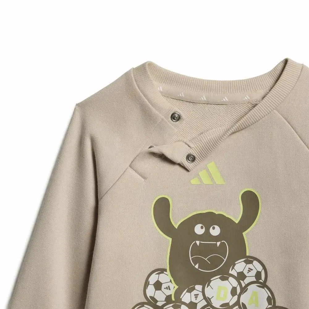 Комплект спортивных брюк Adidas Tiro_Nster Jogger Infant, бежевый — фото 2