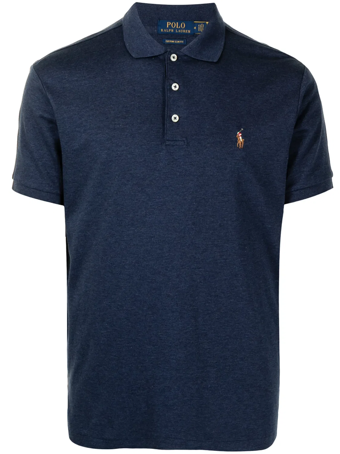 Поло с логотипом Поло Пони Polo Ralph Lauren, синий
