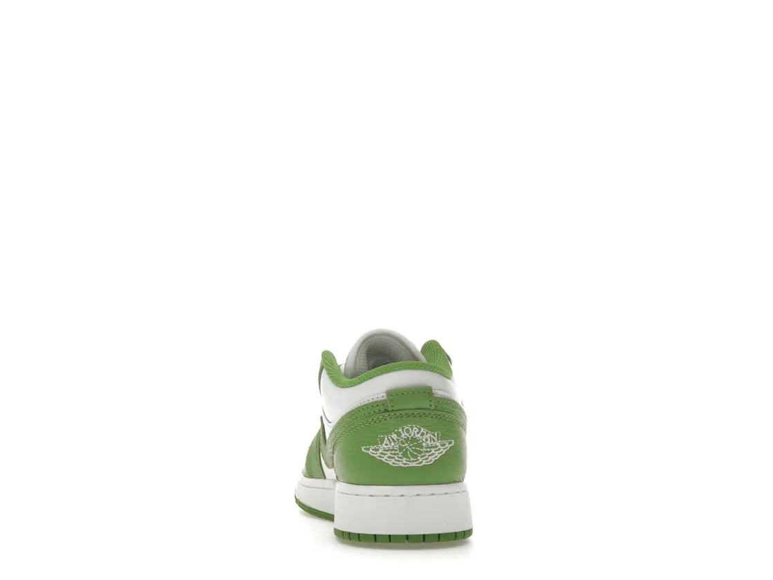 Детские кроссовки Lifestyle Jordan 1 Low Chlorophyll Jordan, White/Chlorophyll/Lightning — фото 4