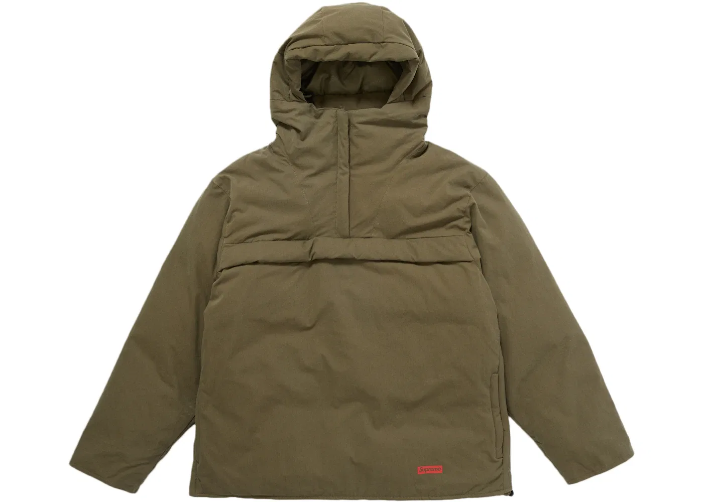 Мужской пуховой пуловер с капюшоном Supreme Pullover, Olive