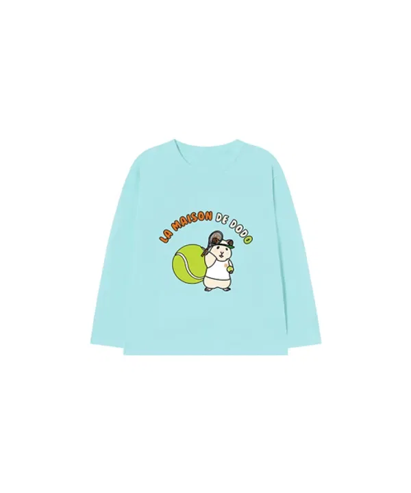 Футболка с теннисным хомяком, Simply dodo, La Maison De Dodo, голубой