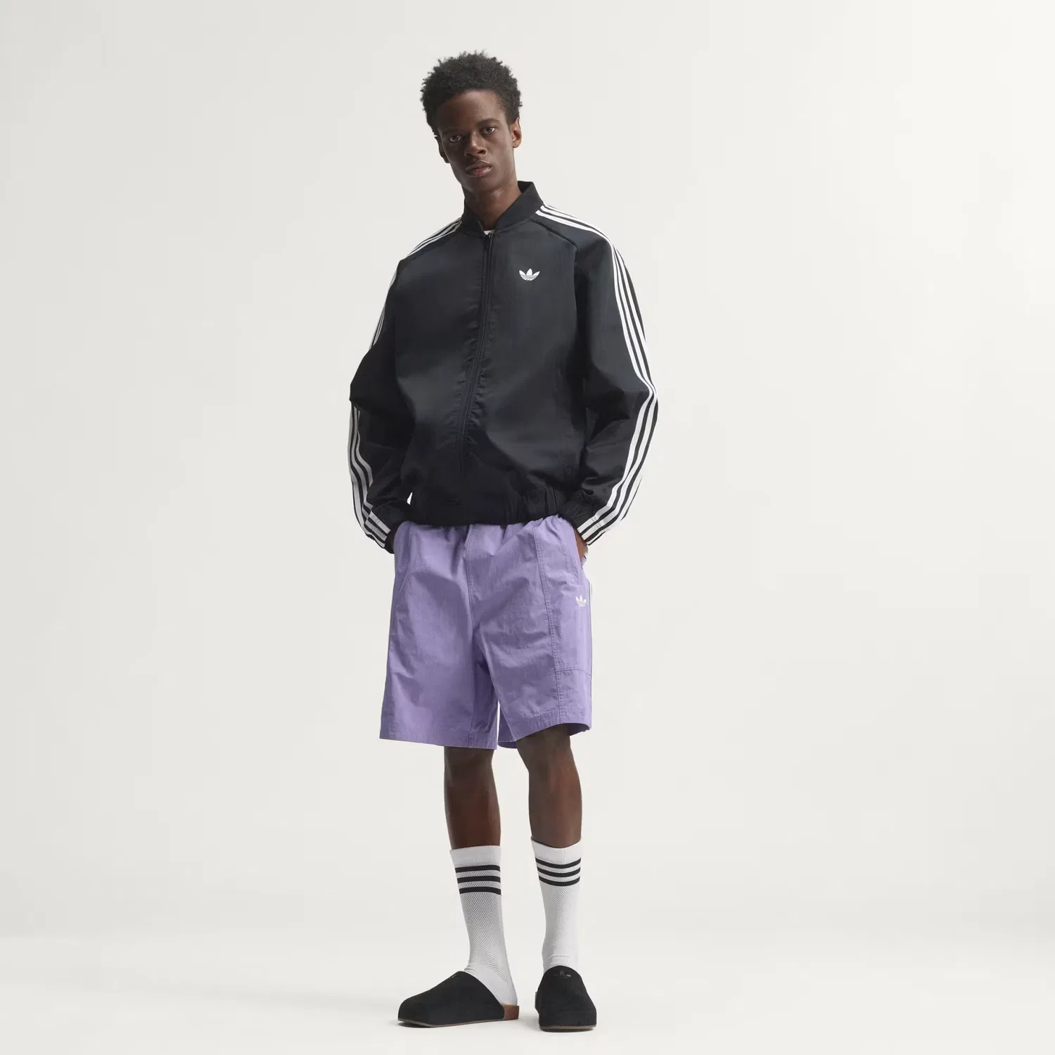 Мужская олимпийка свободного кроя SST Adicolor Classics Adidas Originals, черный