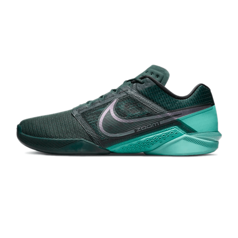 Кроссовки Nike Zoom Metcon Turbo 2, темно-зеленый/бирюзовый - фото