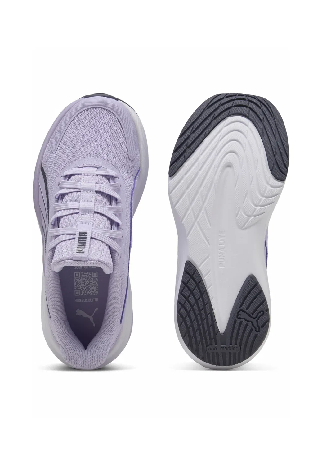 Кроссовки Dasher lite sliptech унисекс - кроссовки Puma, Light Lavender-Inky Depths- White — фото 3