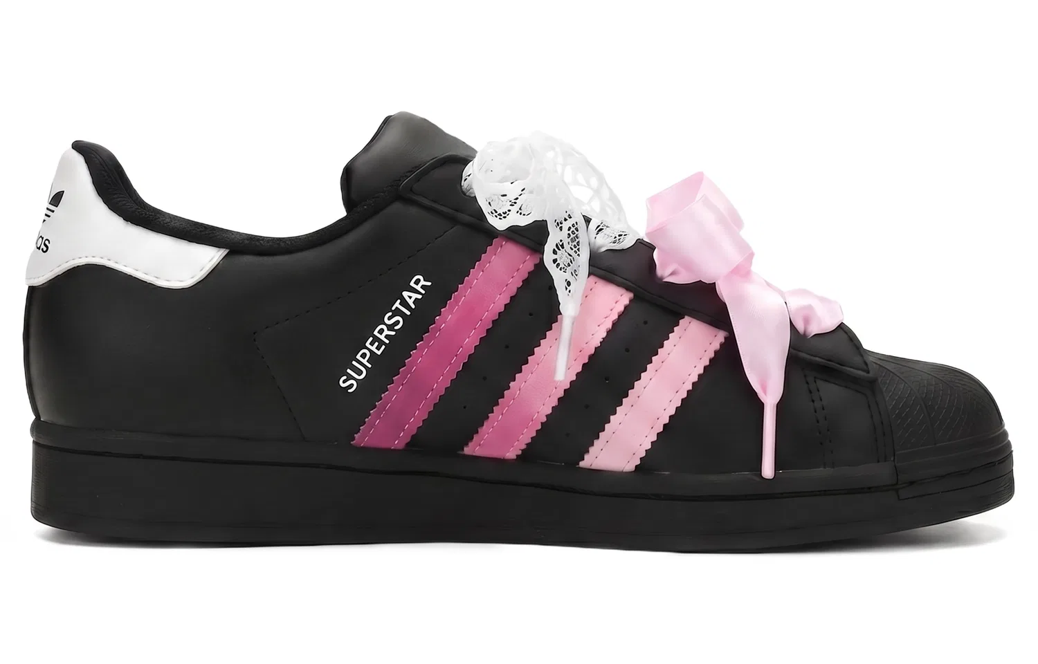 Кроссовки для скейтбординга детские Superstar 2, Adidas Originals, Black — фото 4