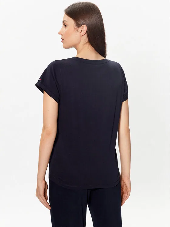 Футболка relaxed fit Tommy Hilfiger, темно-синий — фото 3