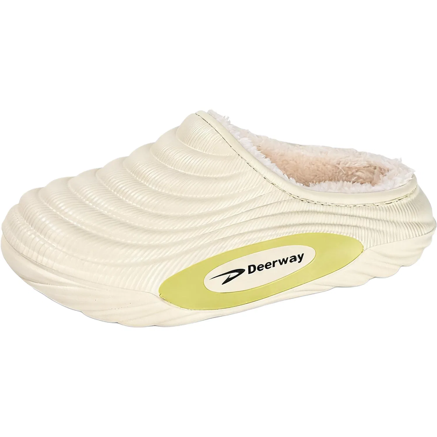Детские тапочки с мехом Fruit Green Cotton Slipper DEERWAY, Fruit Green Cotton Slipper