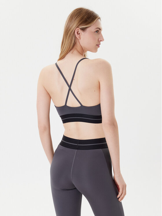 Спортивный бюстгальтер slim fit Hyperglam JN2661 Adidas, серый — фото 3