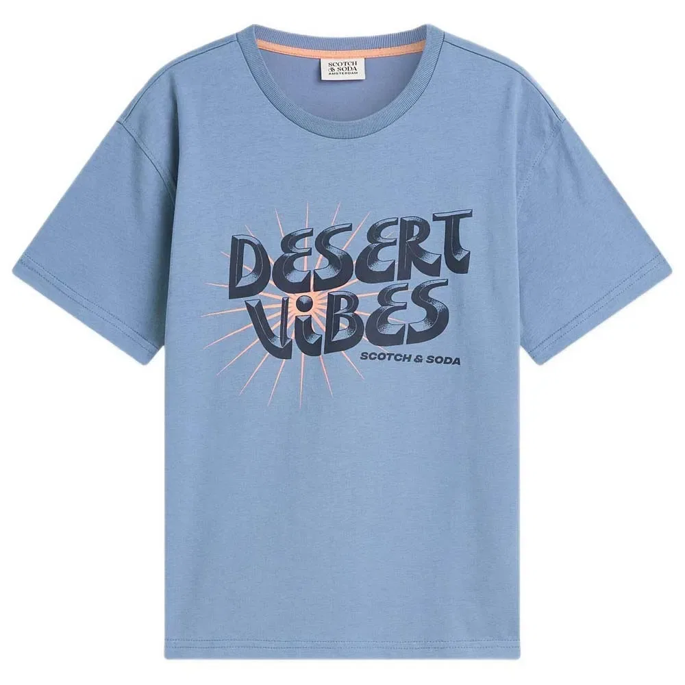 Детская футболка с принтом для мальчиков Scotch & soda, Blue