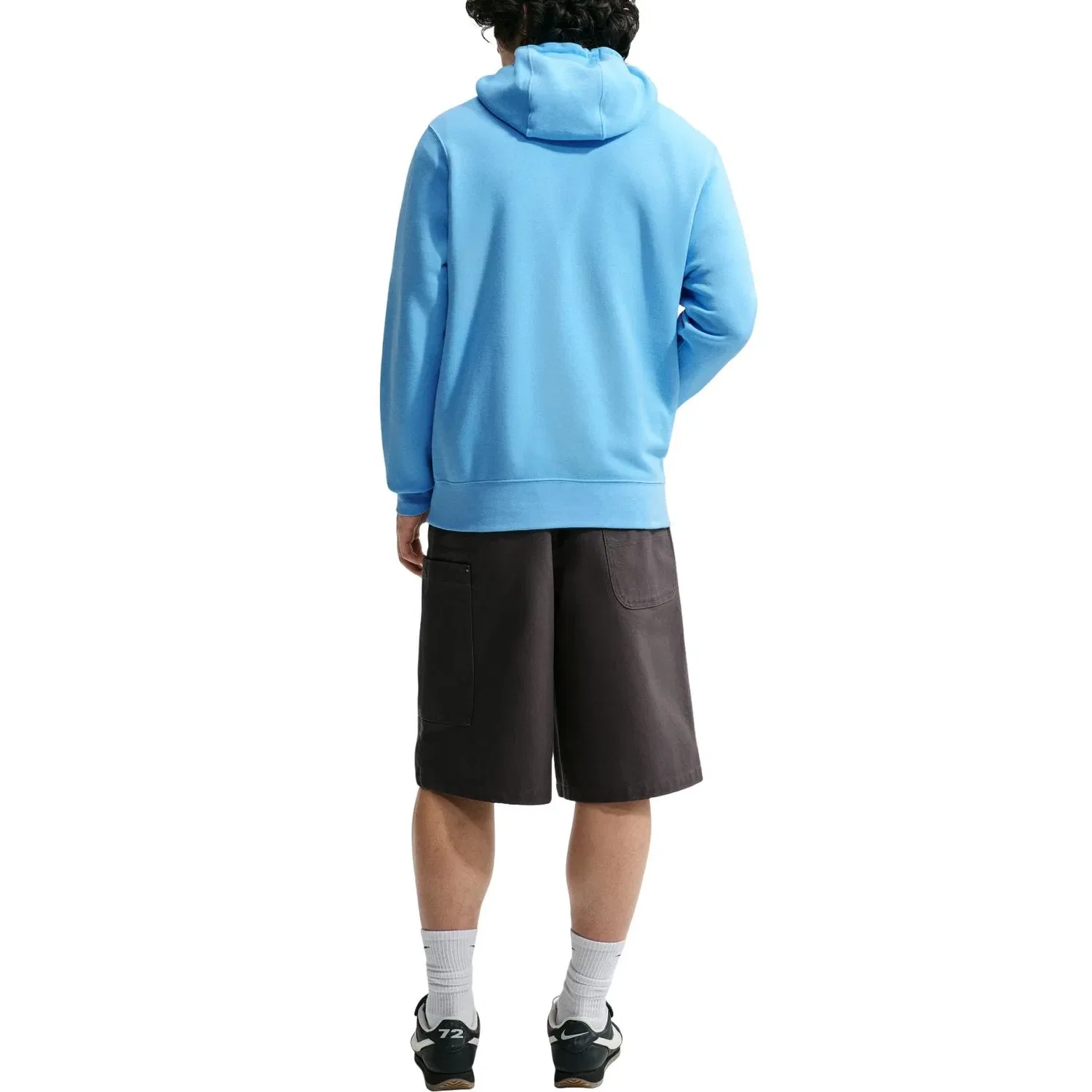 Мужское худи с длинным рукавом Nike Club Fleece, синий — фото 3
