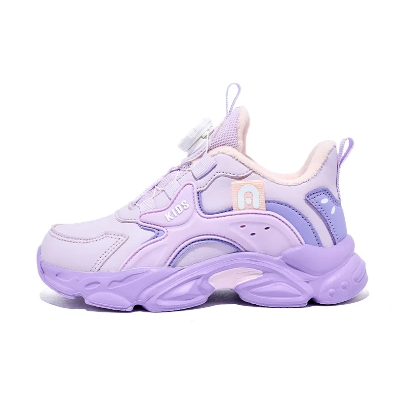 Детские кроссовки для мальчиков с защитой от скольжения, Light Purple (Fleece-Lined), ABC KIDS