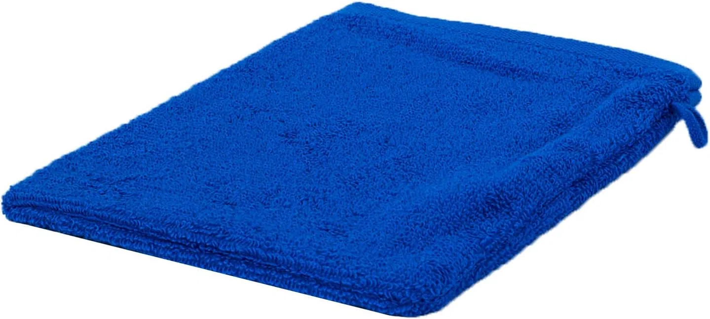 Махровая салфетка для лица 100% хлопок, набор 12 шт., 15 x 22 см, Blue Glaeser