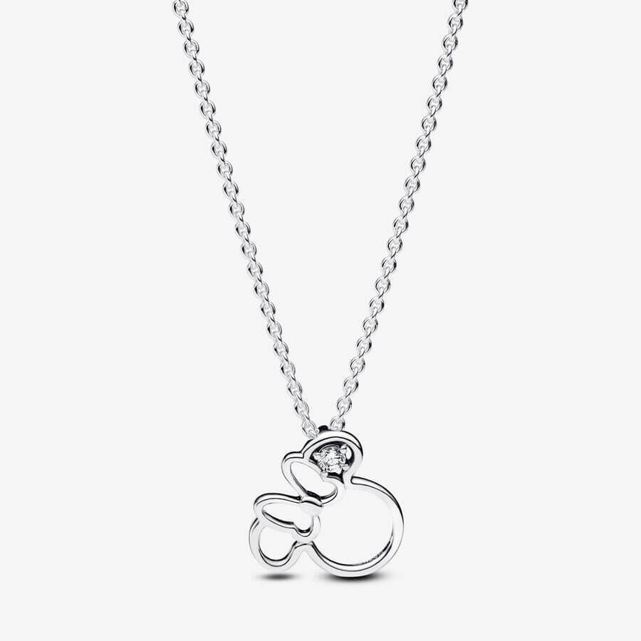 

Колье Pandora x Disney Minnie Mouse Silhouette Necklace, серебро