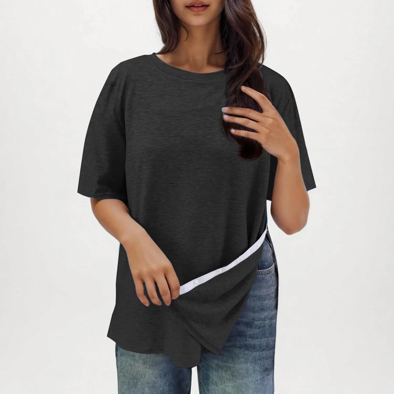 Женская футболка с принтом Shoulder Surgery Shirts, Black-1 — фото 2