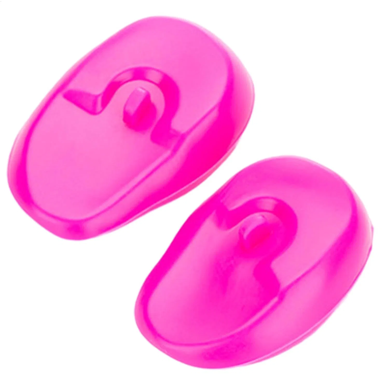Накладки на уши для окрашивания волос, Generisch, 2 шт, 8x5.5 см, Rose