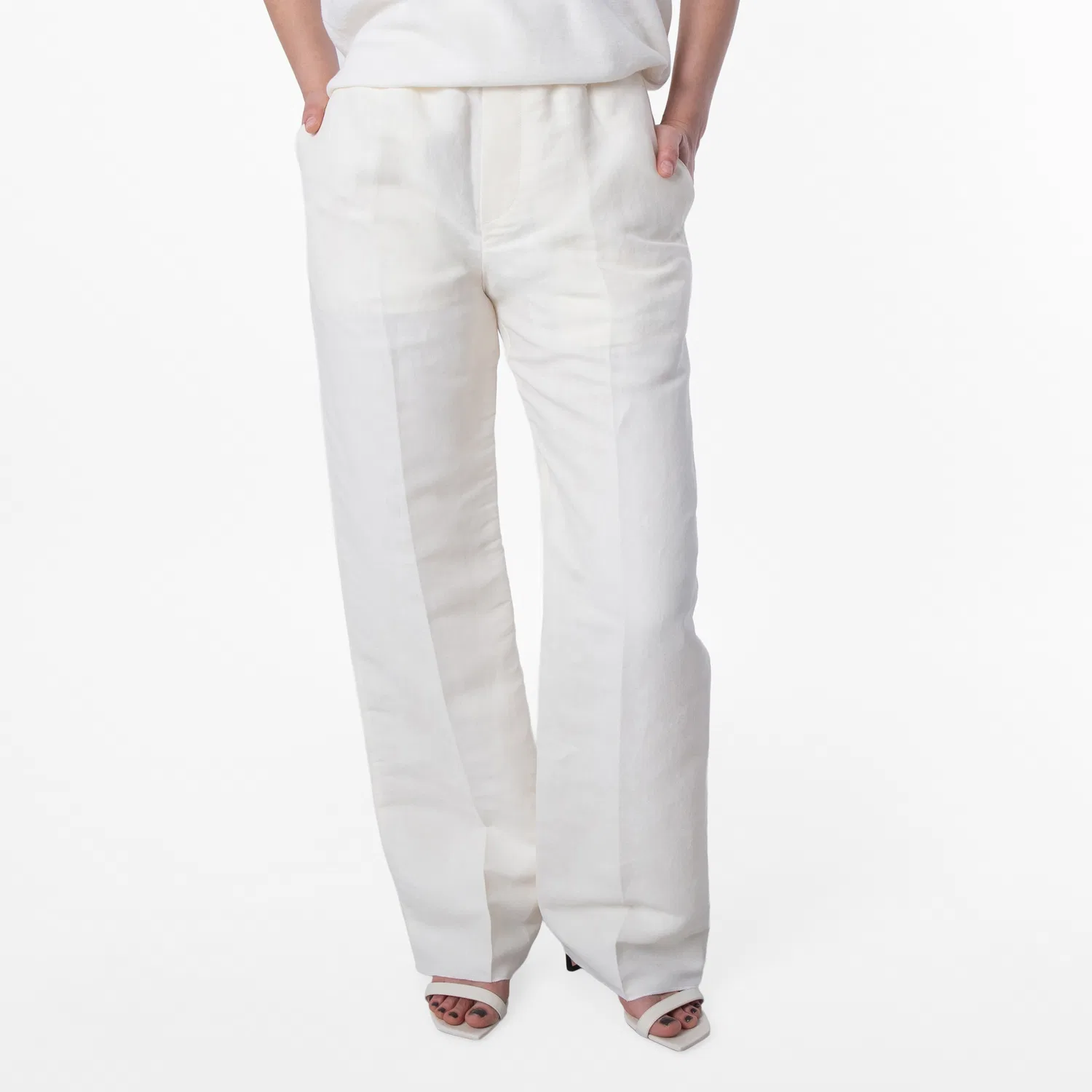 Брюки прямого кроя Tailored Straight-Leg Trousers Burberry, Pfp