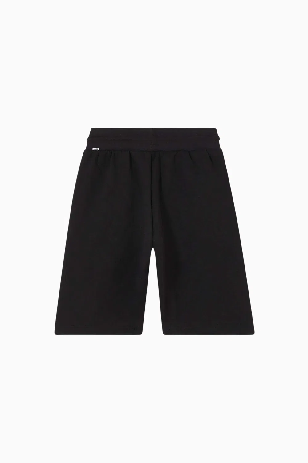 Шорты из футера с логотипом BOSS Kidswear, черный — фото 3