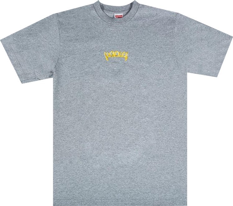 

Футболка Supreme Fronts Tee 'Heather Grey', серый