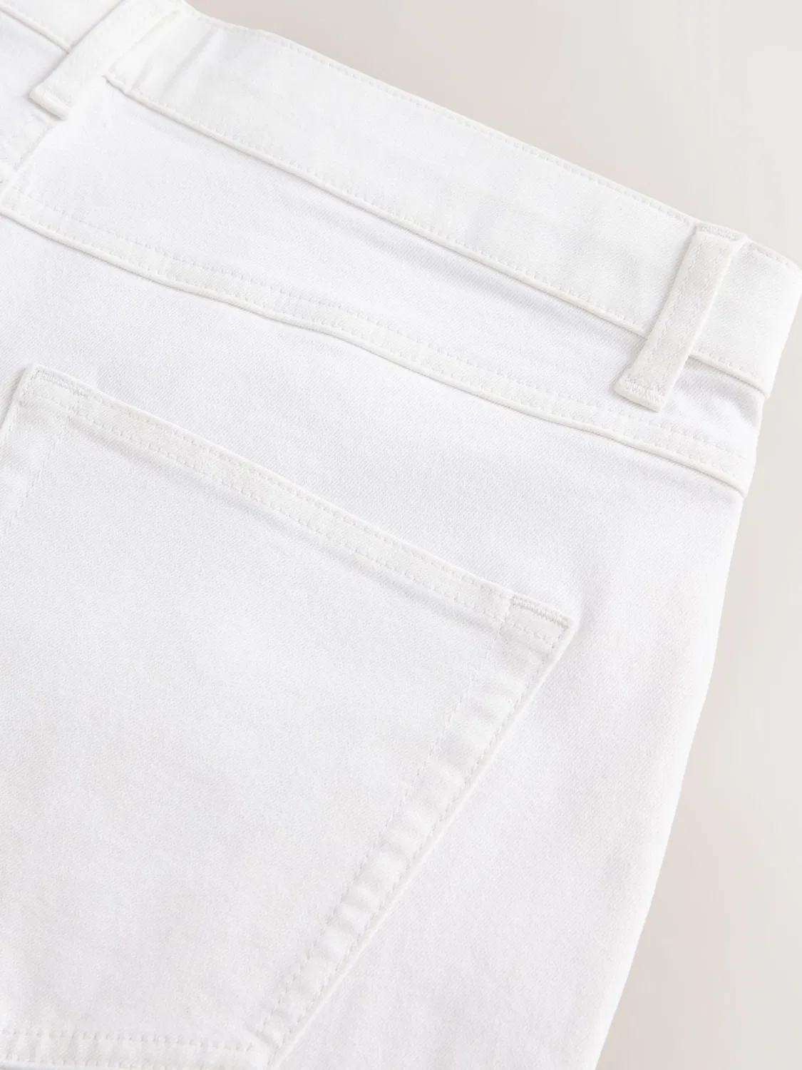 Джинсы Next Slim fit Essential из белого денима — фото 4