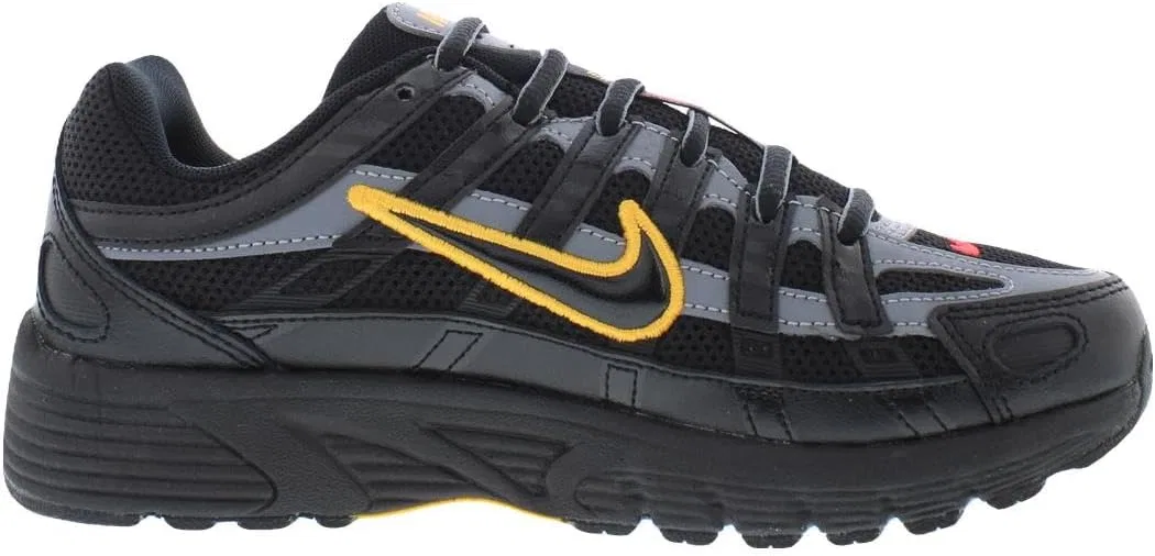 Детские кроссовки для мальчиков P-6000 GS Nike, Black/Laser Orange — фото 2