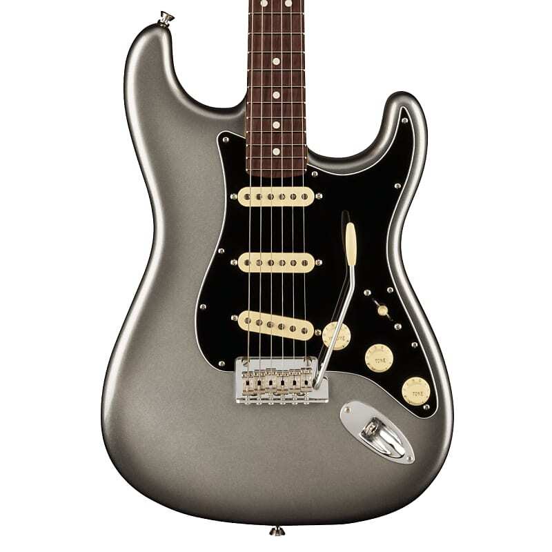 

Fender American Professional II Stratocaster - Mercury с палисандровой накладкой, Серый, Fender American Professional II Stratocaster - Mercury с палисандровой накладкой