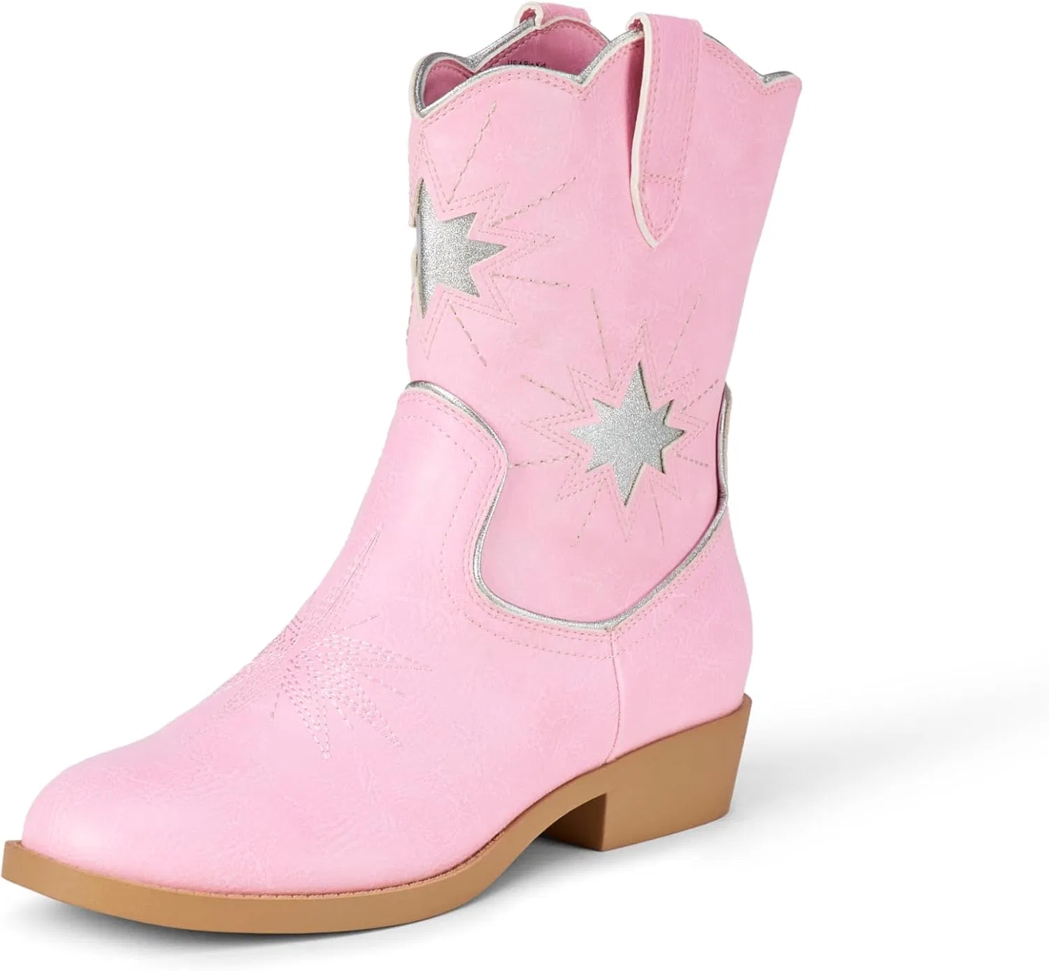 Детские сапоги для девочек с ковбойским дизайном Amazon Essentials, Pink