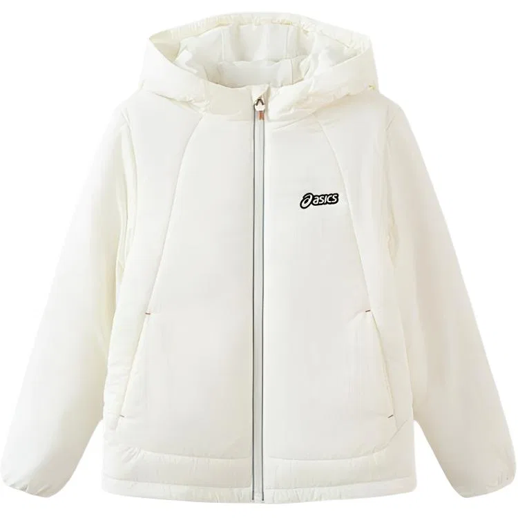 Детская куртка ASICS с капюшоном, Ecru 10367
