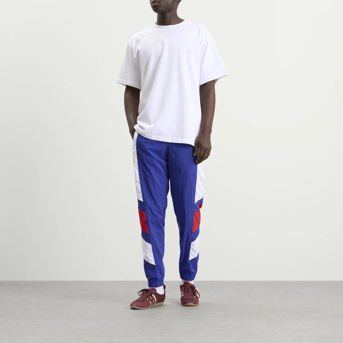 Штаны спортивные с эластичным поясом JFA EQT Track Pant Adidas, Active Blue — фото 4