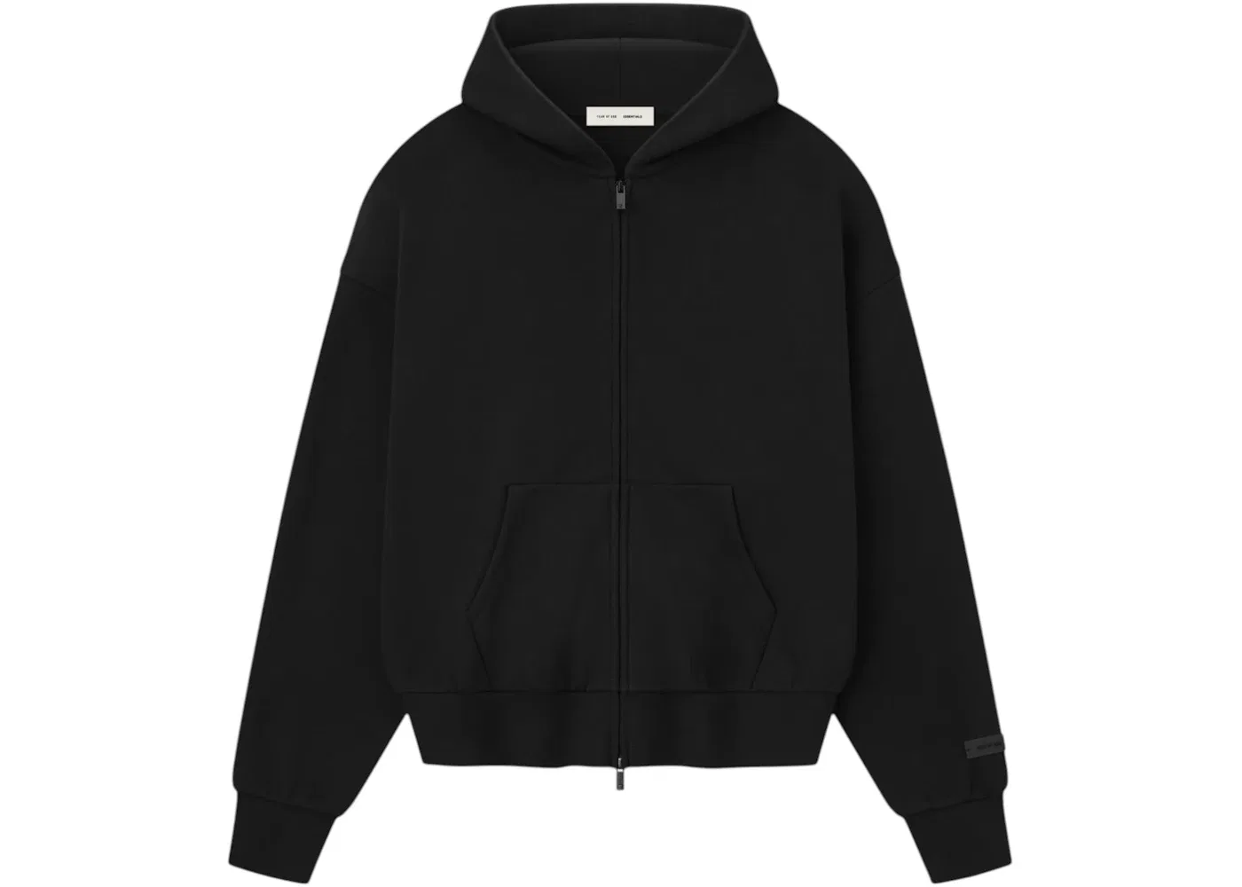 Мужская худи на молнии с флисом Classic Fleece Zip-Up Fear of God, Jet Black