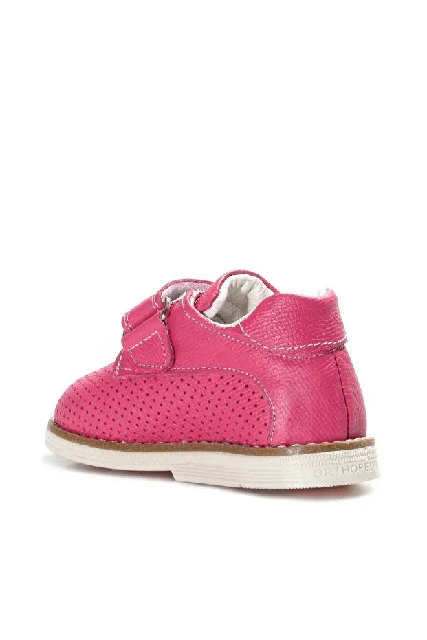 Детские повседневные туфли для девочек из нубука Fuchsia genuine nubuck leather unisex children's casual shoes - ah 0700616123 Ayakkabıhane, Fuchsia — фото 4