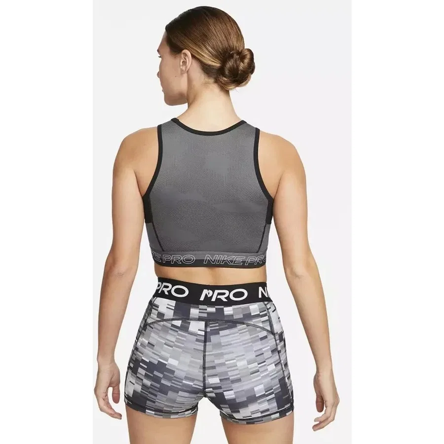 Спортивный топ без рукавов Nike Pro Dri-FIT, Черный — фото 2