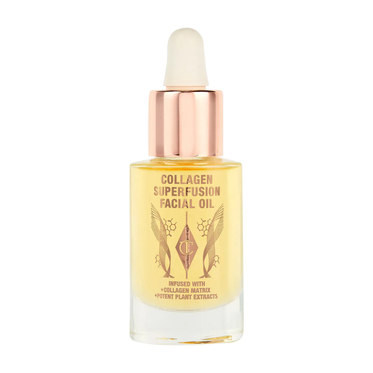 Укрепляющее и разглаживающее масло для лица Mini Collagen Superfusion Charlotte Tilbury, 8 мл