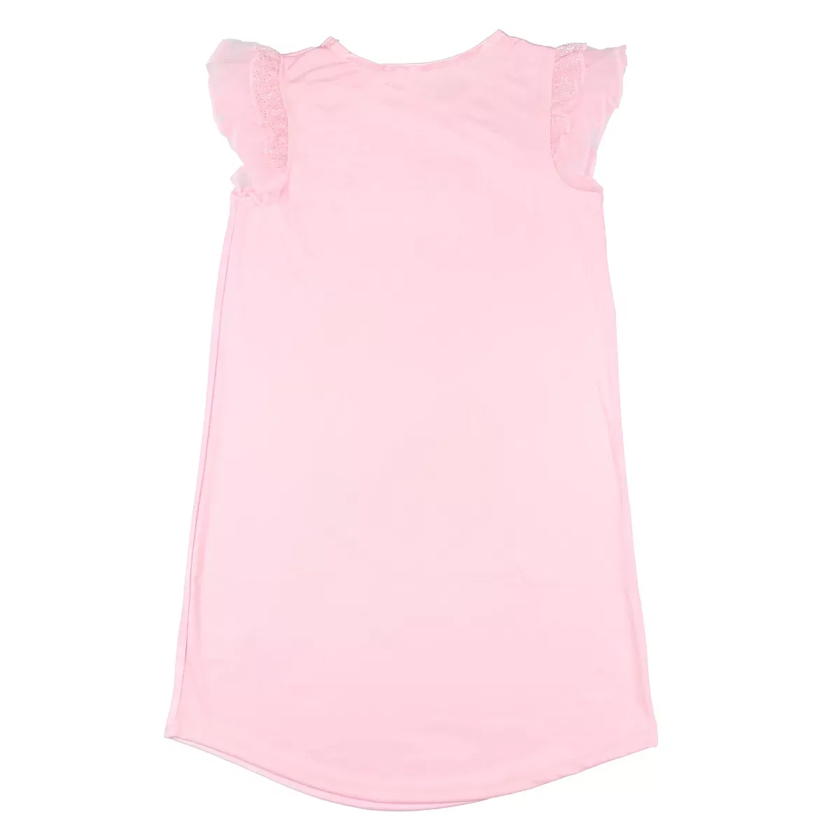Детская ночная рубашка для девочек с принтом Disney Princess Ruffle Sleeve Sleepwear, Disney, Pink — фото 4