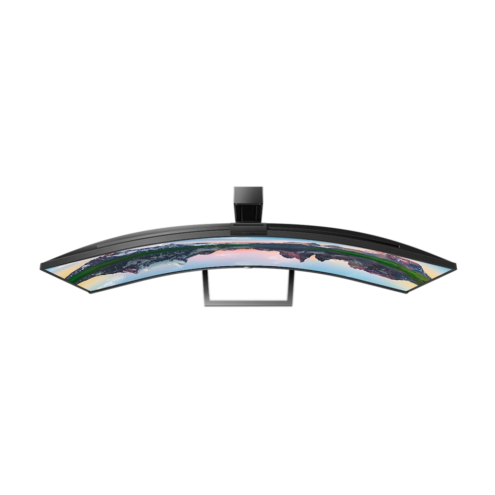 Изогнутый монитор Philips SuperWide 499P9H1, 49", 5120x1440, 70 Гц, VA, черный — фото 4