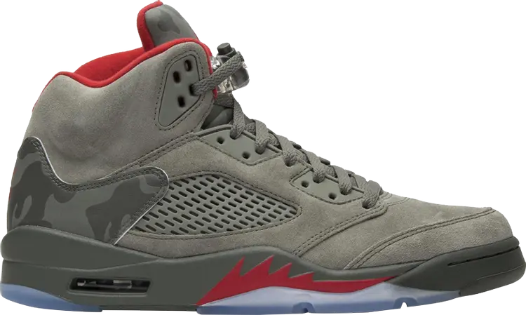 

Кроссовки Air Jordan 5 Retro Camo Sample, серый