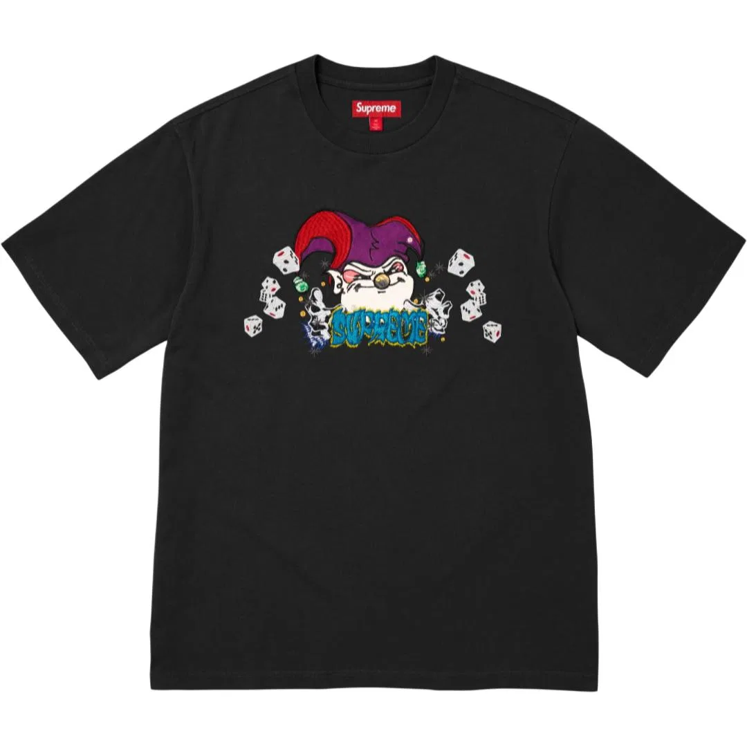Футболка с принтом Jester, Supreme, Woodland Camouflage — фото 2