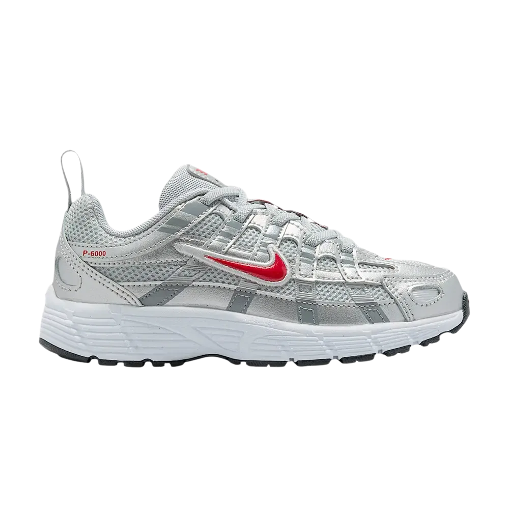 Кроссовки Nike P-6000 PS, серебряный