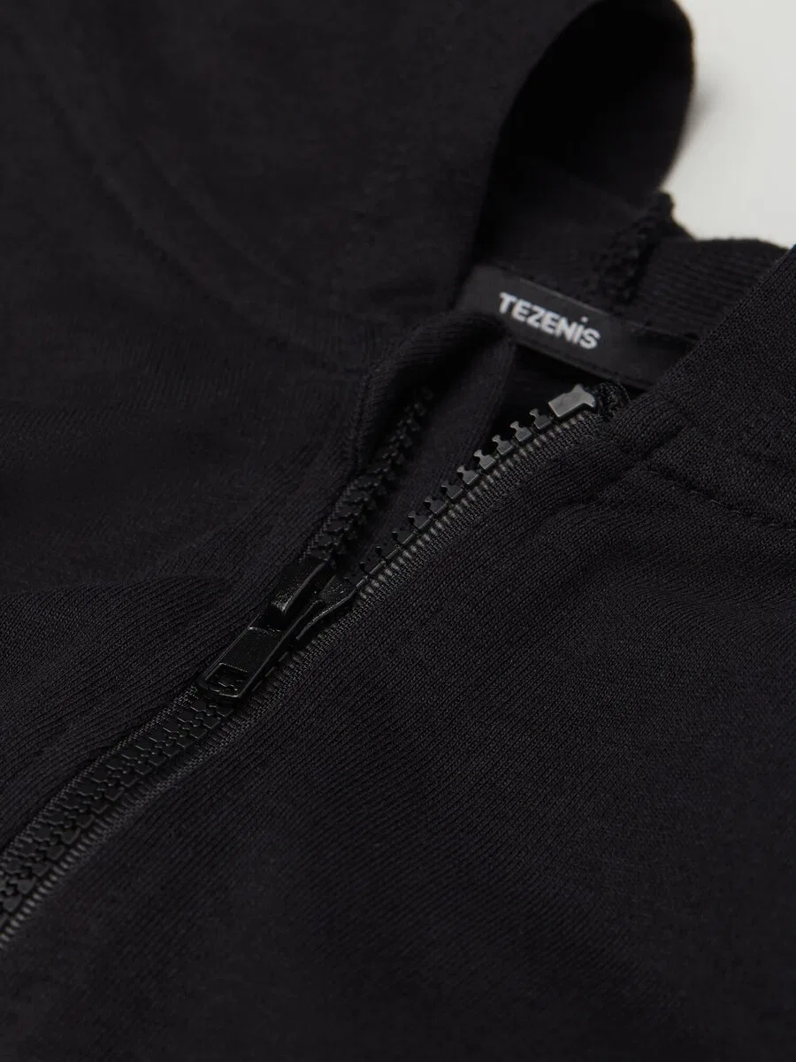 Худи на молнии Tezenis, черного цвета — фото 4