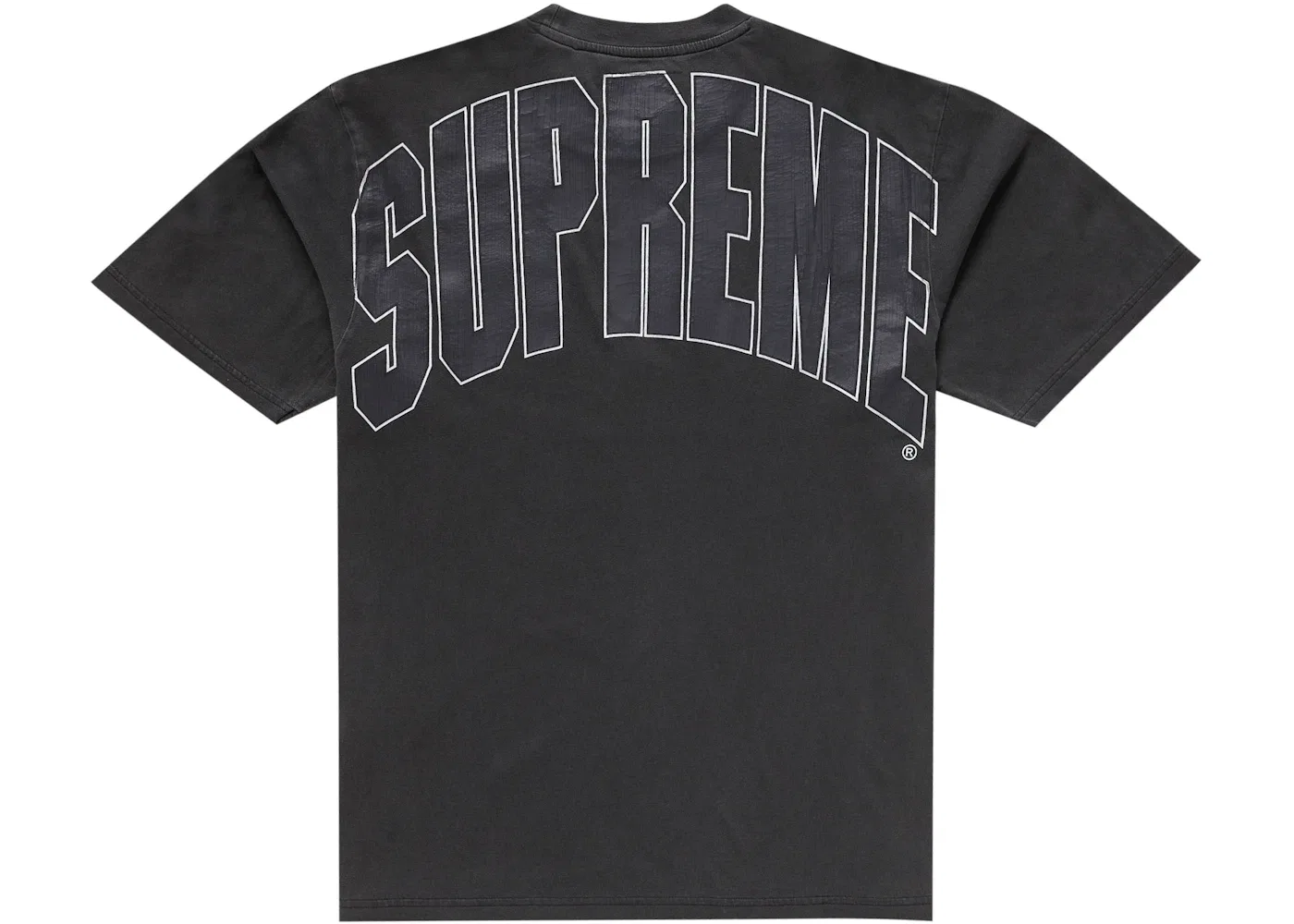 Мужская футболка с принтом Cracked Back Arc Supreme, Black