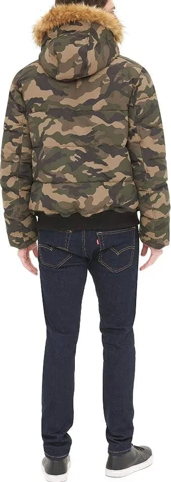 Мужская куртка-бомбер стеганая Arctic Cloth Tommy Hilfiger, камуфляжный — фото 2