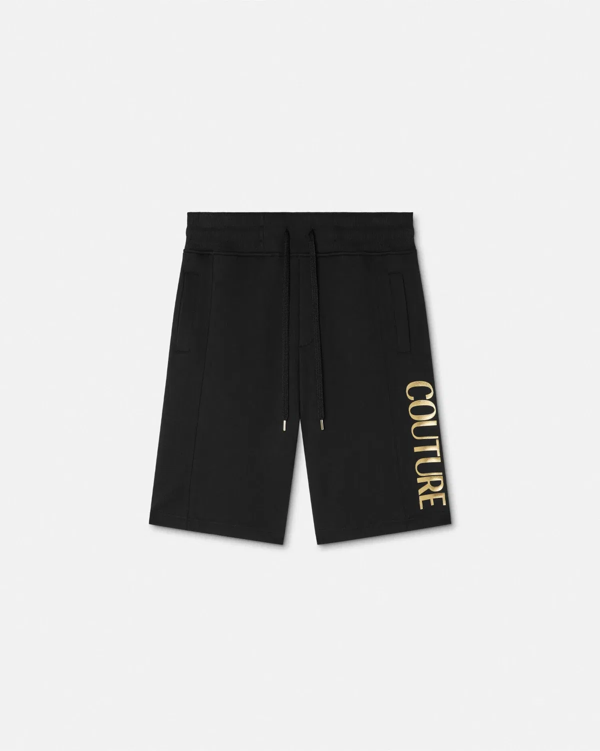Шорты-джоггеры с логотипом VERSACE, черный