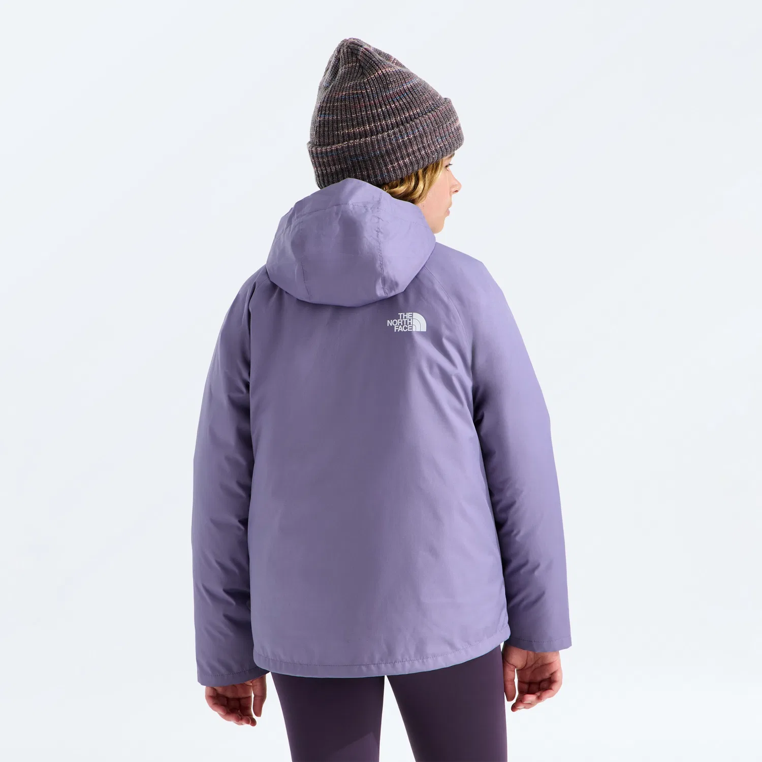 Детский утепленный комбинезон-куртка 4-в-1 с капюшоном Perrito The North Face, Grounded Plum — фото 2