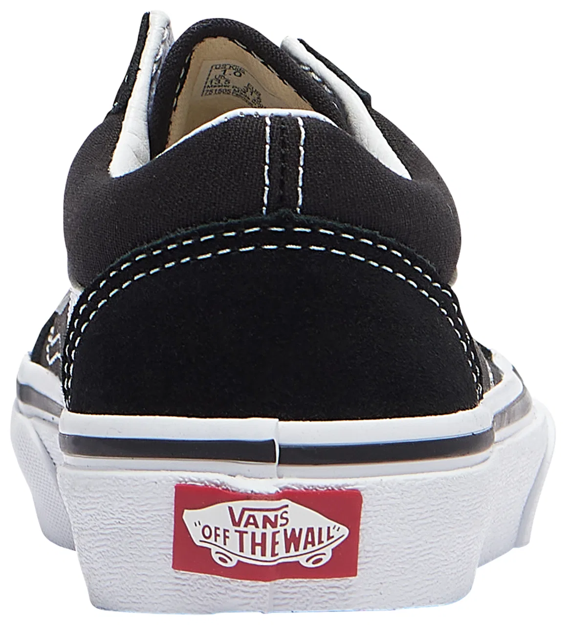 Кроссовки для мальчиков Old Skool Vans, белый/черный — фото 3