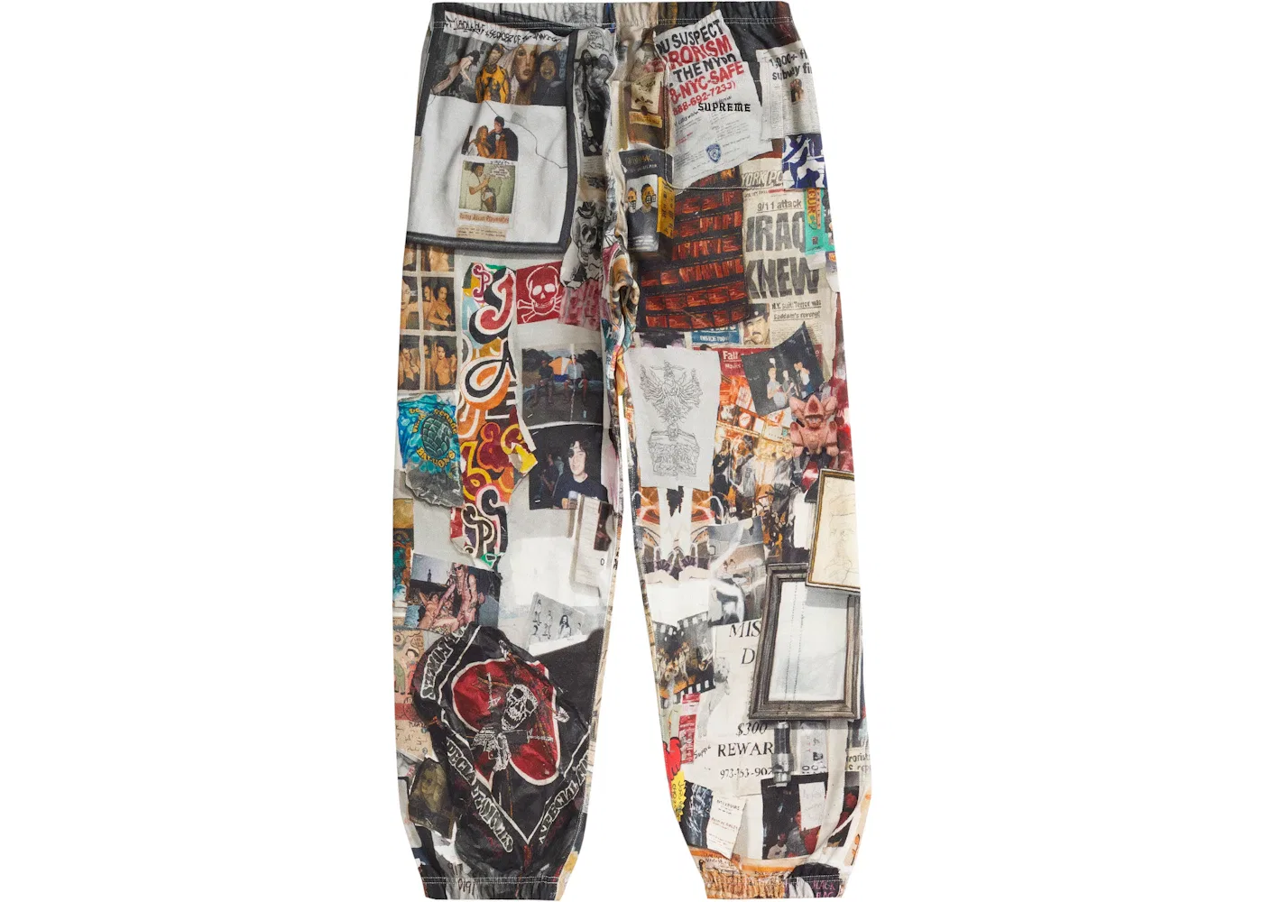 Мужские спортивные штаны с принтом Sweatpant Supreme, Dashs Wall — фото 2