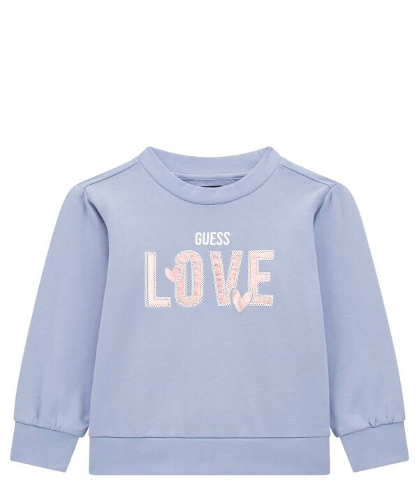 

Толстовка Guess Regular Fit, голубой