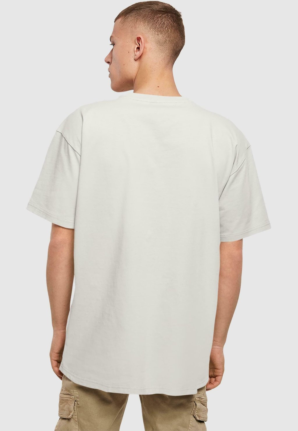 

Футболка с принтом HALLOWEEN NO YOU HANG UP TEE Merchcode, светло-серый
